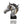 Laden Sie das Bild in den Galerie-Viewer, Skulptur Pferd, "Steampunk Horse", silberfarben, Gilde