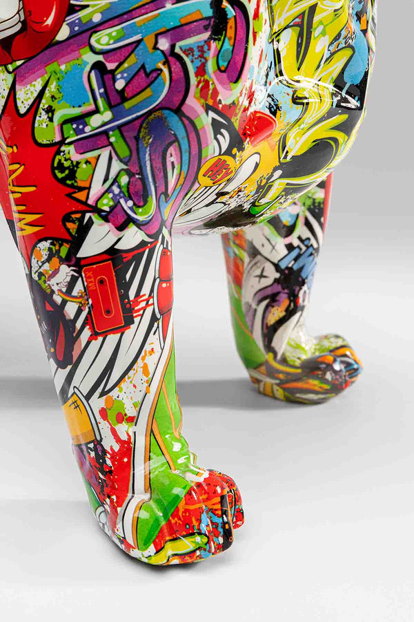 französische bulldogge mit Brille XXXL, Designer Deko, Pop-Art - Design  Figuren