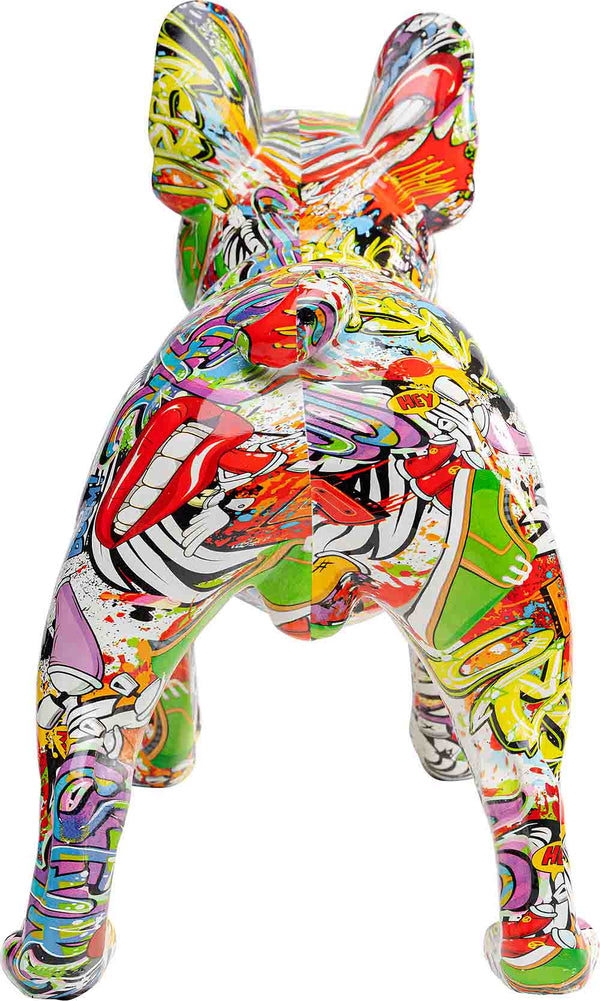Dekofigur Comic Dog, Französische Bulldogge im Popart Style, KARE