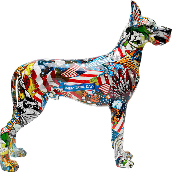 Dekofigur Comic Dog Maddox, Deutsche Dogge im Popart Style, KARE