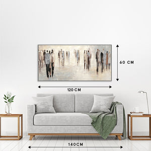 Maße vom Acrylgemälde People von ImageLand