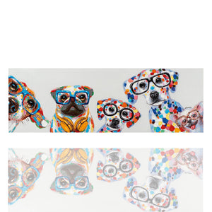 Die trendigen Tupfen-Fell Hunde der Hundebande sind einfach zum Verlieben. Mit ihren fröhlichen Gesichtern und den lebendigen Farben strahlen sie pure Lebensfreude aus.