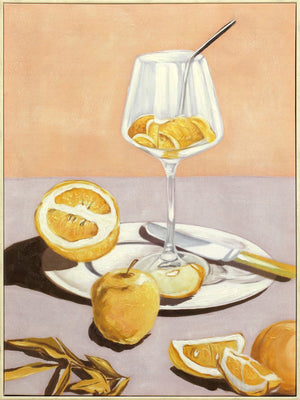 Zitronencocktail, Acrylgemälde, 60 x 80 cm, Imageland