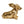 Laden Sie das Bild in den Galerie-Viewer, Dekofigur goldener Basset Hound mit fliegenden Ohren, coiffed Dog, KARE
