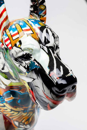 Dekofigur Comic Dog Maddox, Deutsche Dogge im Popart Style, KARE