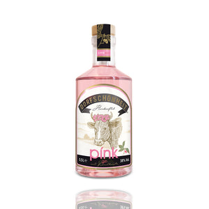 Der prämierte Pink Gin von Dorfschönheit aus Odenthal, Bergisches Land überzeugt durch einen fantastischen geschmack. Dieser Pink Gin wird mit Botanicals aus dem bergischen land verfeinert. Die Farbe erhält er durch die Kornelkirsche