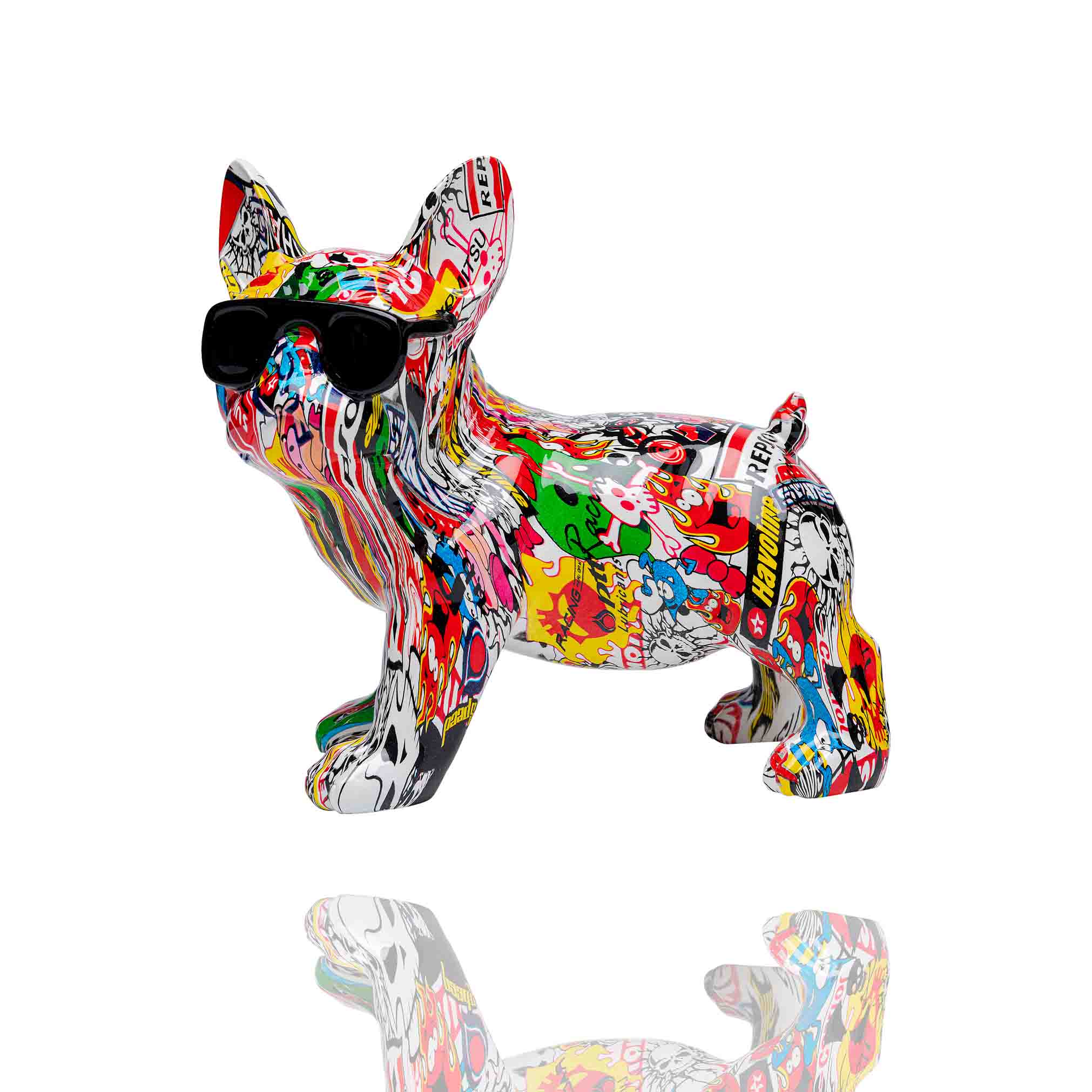 Bulldogge Deko Brille Kare Design DOG OF SUNGLASS