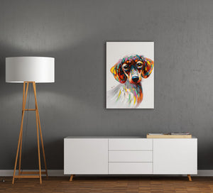 Ein schönes Gemälde für Dackelfreunde, Dackelzüchter, Dackelfans