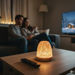 Windlicht Kölner Dom mit Weihnachtsmarkt