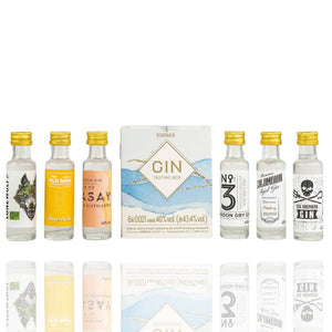 Gin Tasting Box, 6 Sorten Gin a 0,02 L