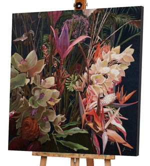 Das Acrylgemälde "Schöne Blumen" ist nicht nur ein visueller Blickfang, sondern auch optimal für eine zeitgemäße Einrichtung geeignet. Es verleiht jedem Raum einen eleganten Touch und bringt neue Lebendigkeit in Ihr Zuhause oder Büro.