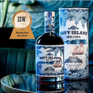 Auf der ISW prämiert als Blended Rum des Jahres 2023. Der Navy Island Rum aus Jamaiica