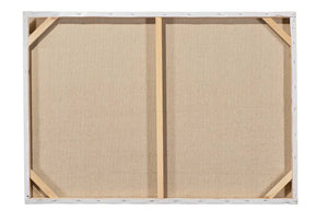 Junger bunter Hund,  Acrylgemälde  70 x  100 cm,  Imageland