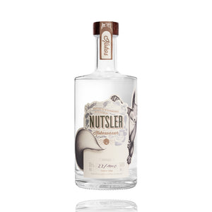 Eine Flasche Nutsler Kokosnussbrand 0,5L. 