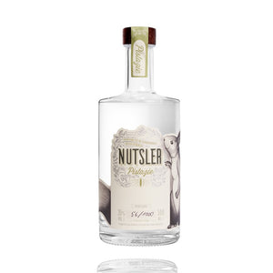 Eine Flasche Nutsler Pistazienbrand 0,5L. 