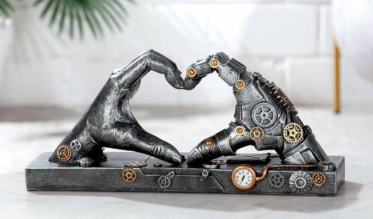 Deko Figur Steampunk, Hände die ein Herz formen, Gilde günstig kaufen – BRIDEMAKER
