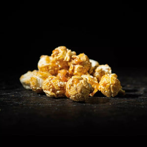 Popcorn aus Mushroom Mais wird von Pottkorn verarbeitet und ergibt dieses schöne runde Ergebnis.