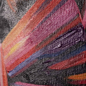 Farbakzente zum Dackelbild Waldi.