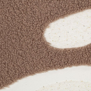 Gemälde mit textiler Struktur. Das Gemälde mit dem Gewebe welches wie ein Teppich aussieht heißt Salty Caramel