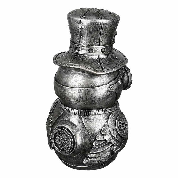 Steampunk Eule mit Zylinder von der Firma Gilde in der Farbe Silber