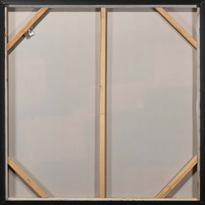 Sommerliche Toskana, Acryl Gemälde einer italienischen Landschaft 102,5 x 102,5 cm, ImageLand