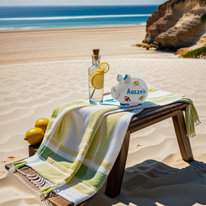 Spardose Sparschwein „Auszeit“ 12,5 x 9 cm, KCG