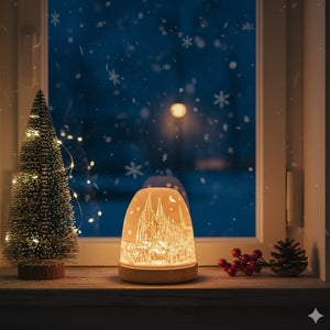 Windlicht Kölner Dom mit Weihnachtsmarkt