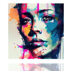 Tauche ein die faszinierende Welt der Graffiti-Kunst mit dem ImageLand Acrylglasbild "Graffity Schönheit in Pink". Dieses außergewöhnliche Kunstwerk verbindet die Lebendigkeit der Farben mit einer beeindruckenden Darstellung eines nachdenklichen Mädchens im Manga Stil. 