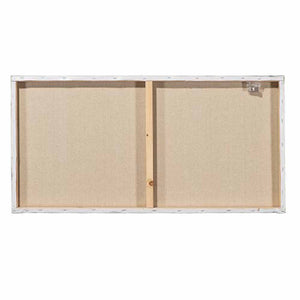 Rückseite eines Acrylgemäldes mit bunten Kühen von ImageLand