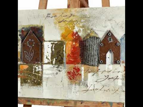 Video von BRIDEMAKER über das Gemälde Häuschen aus Metall am See von ImageLand. Auf dem Virdeo wurde das Gemälde gut beschrieben.