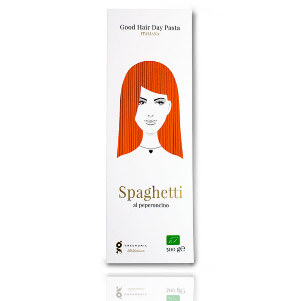 Bio Spaghetti al peperoncino 500g, Good Day Hair Pasta