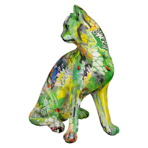 Grüne Katze Street Art, Gilde