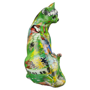 Grüne Katze Street Art, Gilde