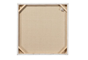 Hund Deutscher Boxerwelpe mit roter Brille, Acrylbild 70 x 70 cm, Imageland