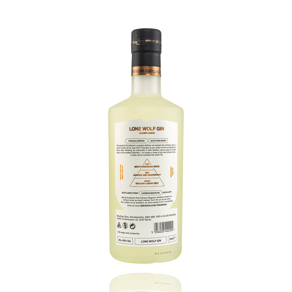 Gin LoneWolf Cloudy Lemon 0,7L - BrewDog Schottland