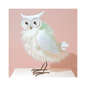 Weiße Eule mit Pelz, Gilde