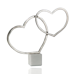 Skulptur der Liebe „Herzensangelegenheiten“ Doppelherzen, Gilde