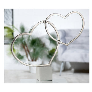 Skulptur der Liebe „Herzensangelegenheiten“ Doppelherzen, Gilde