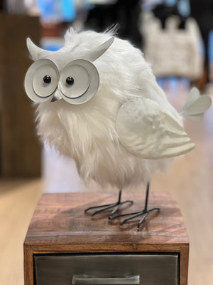 Weiße Eule mit Pelz, Gilde