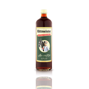 Rittmeister, der feine Kräuterlikör aus dem Bergischen Land. Mit viel Liebe und Können wird der Rittmeister bei Hoffer Alter in Rösrath hergestellt. Ihr bekommt den Kräuterlikör Rittmeister kostengünstig im BRIDEMAKER Onlineshop.