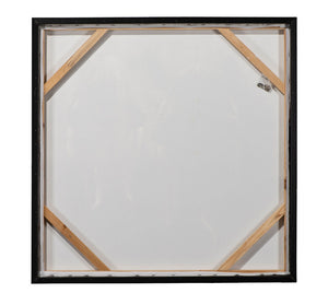 New Yorker Hunde-Mafioso, Acrylgemälde schwarz/weiß 82,5 x  82,5 cm,  Imageland