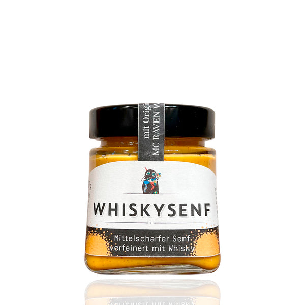 Der leckere Whiskysenf von Thousand Mountain aus dem Sauerland hat einen hervorragenden Geschmack und kommt in einem schönen Glas.