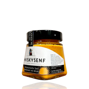 Der Whiskysenf aus der Kallenharter Destille Thousand Mountain ist ein Gedicht und wird gerne in der modernen Küche benutzt.