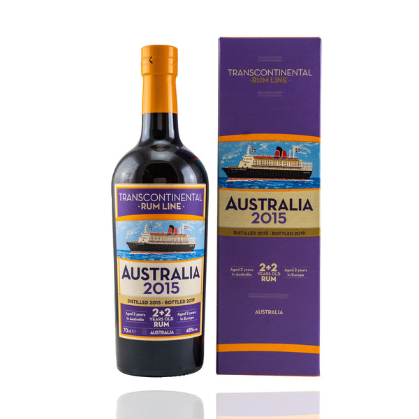 Transcontinental Rum Line Australia 2014 7.yo. 0,7L. Australien und Frankreich