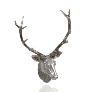 Silberner Hirschkopf zum Hängen, Werner Voss